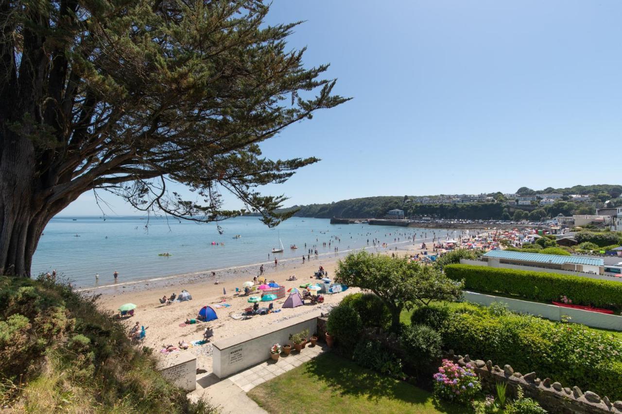 Pleasant View - Direct Beach Access, Sea Views And Parking Saundersfoot Bagian luar foto
